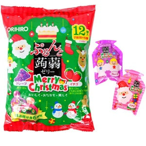 ORIHIRO Konjac Jelly Strawberry + Grape 12pcs