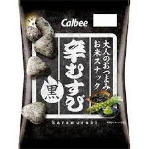 Calbee Spicy Rice Ball Black 50g