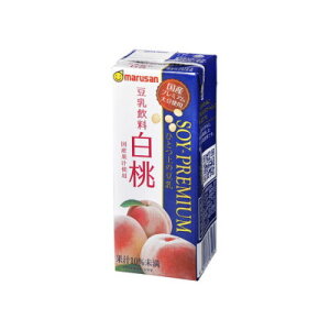 Marusan PREMIUM SOYMILK WHITE PEACH 200ml
