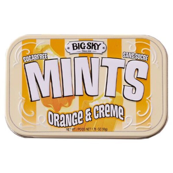 Big Sky Orange & Creme Mints 50g