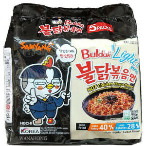 SAMYANG Buldak Hot Chicken Ramen Light Spicy Flavor 5*130g