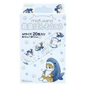 SKATER !! $$ First Aid Bandages Mofusand Cat 20pcs