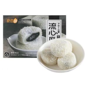 SHIZIYUAN Mochi Cake Black Sesame Flavor 150G