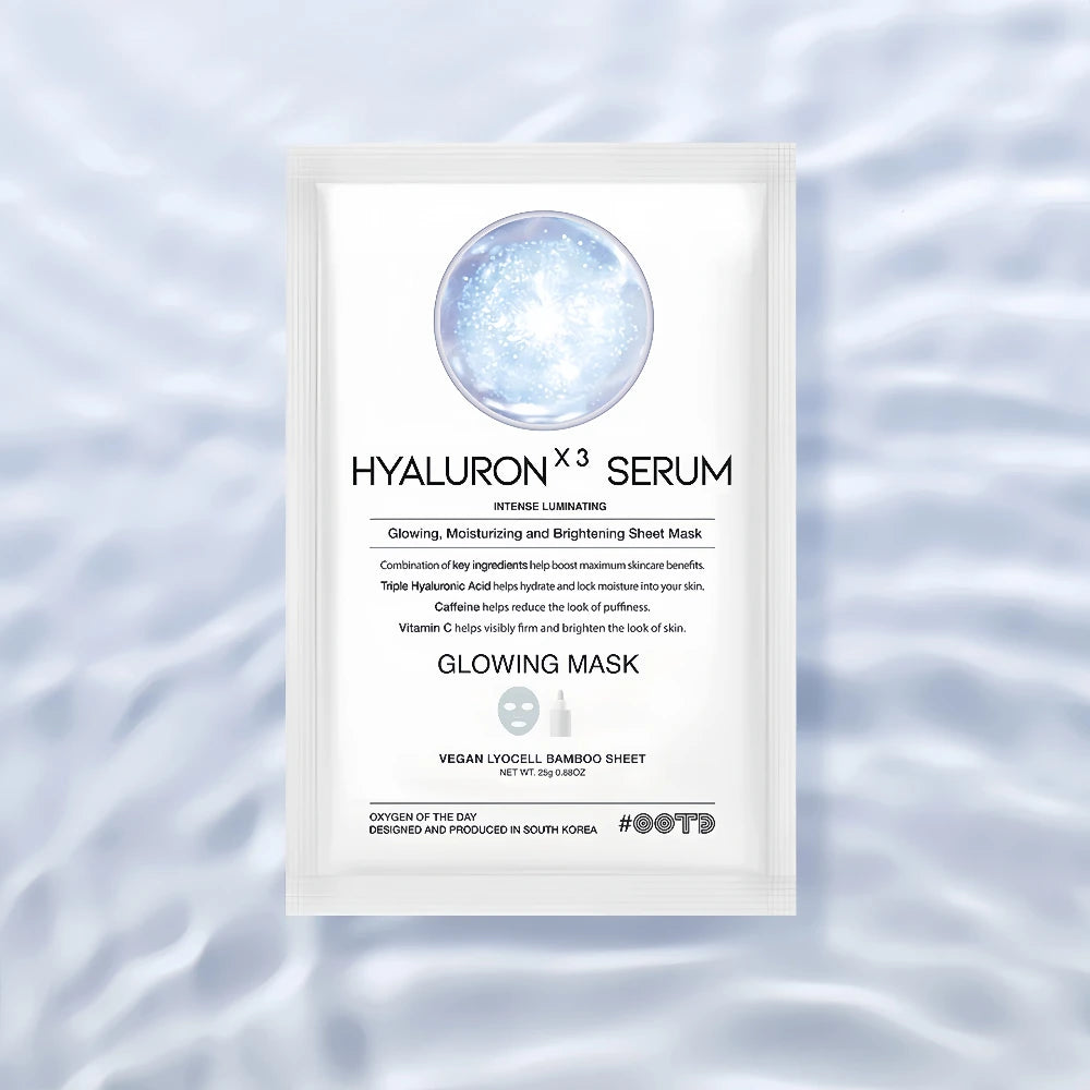 OOTD Triple Hyaluron Acid Serum Glowing Mask (1)