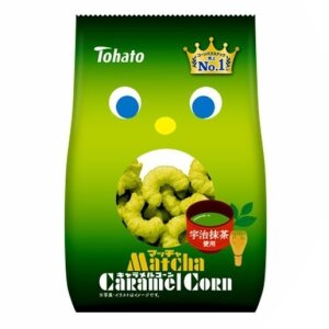 TOHATO Uji Matcha Flavour Caramel Corn 77g