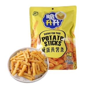 Cui Sheng Sheng Potato Sticks Salted Egg Yolk Flavor 80g