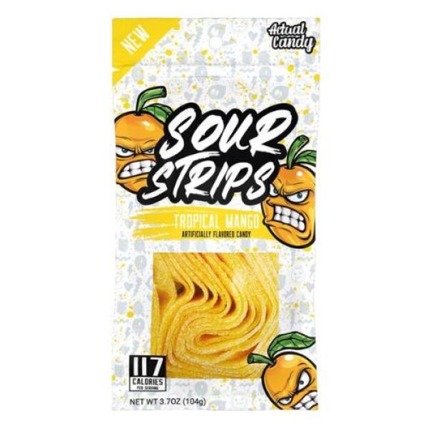 Sour Strips Bag Mango 96g