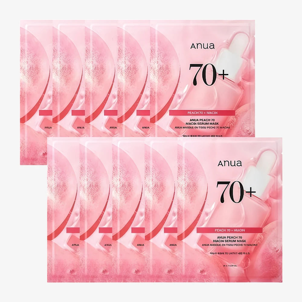 ANUA Peach 70 Niacin Serum Mask (10pcs)