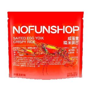 NOFUNSHOP Salted Egg Glutinous Rice Crust (Numb&SpicyFlavor) 108g
