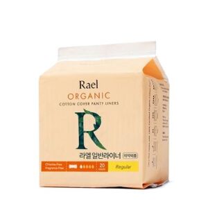 RAEL Organic Cotton Sanitary Pantiliner Regular 15cm (20pcs)