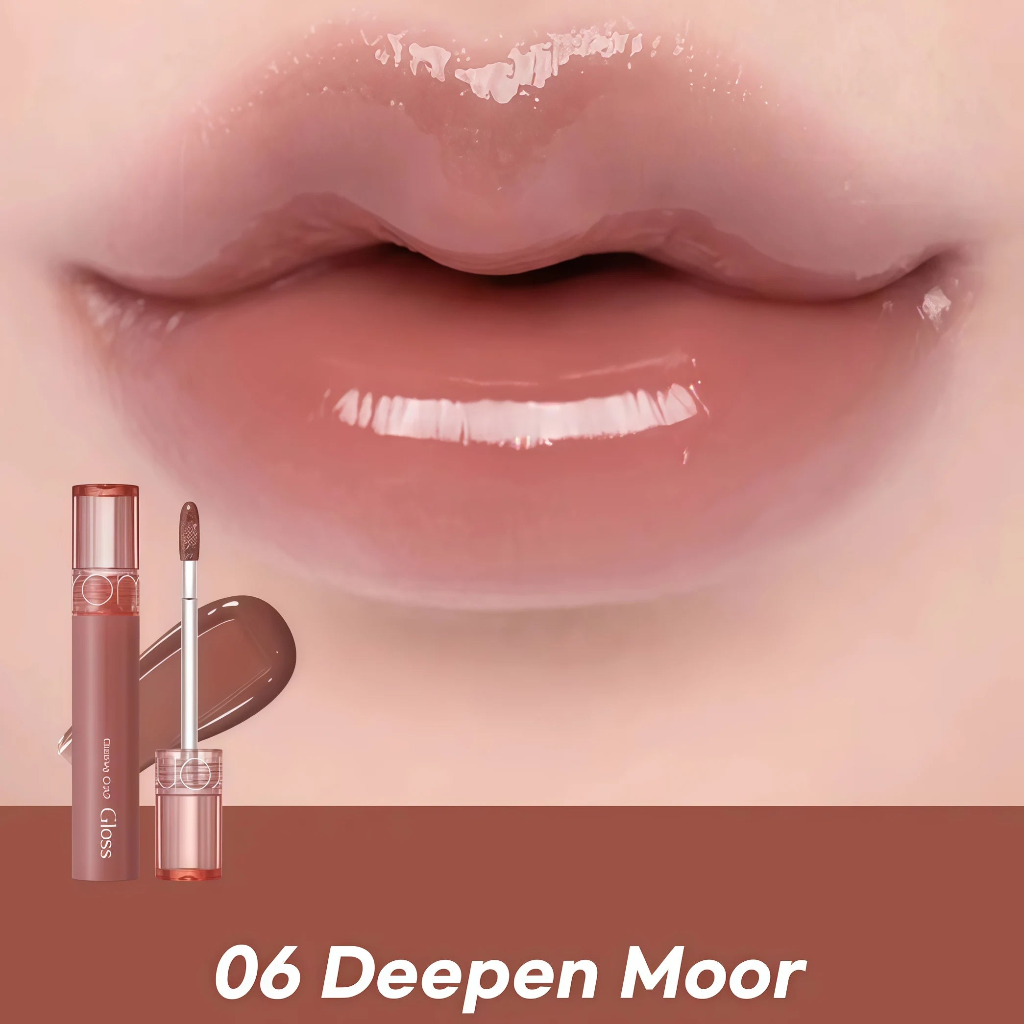 ROMAND Glasting Color Gloss 06 Deepen Moor