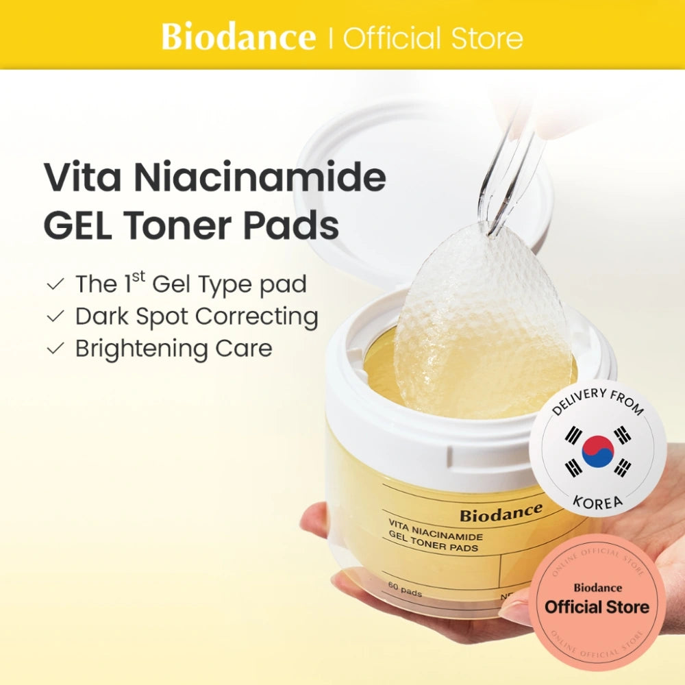 Biodance Vita Niacinamide Gel Toner Pad 140g / 60 pads