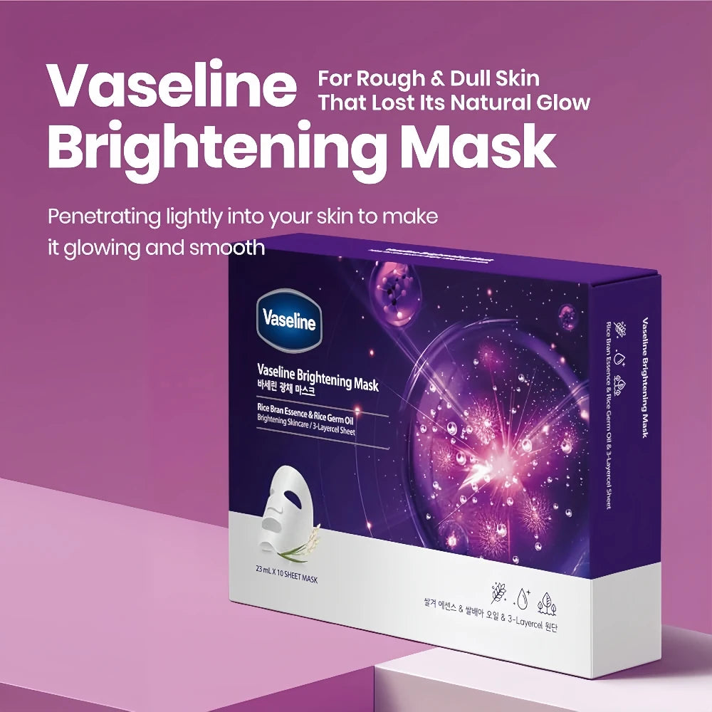 VASELINE Nourishing Mask 23ml x 10 sheets (Purple)