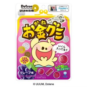 UHA Money Gummy Grape Flavor 60g