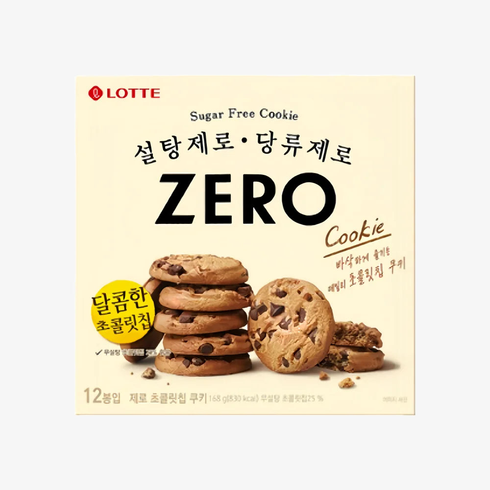 LOTTE ZERO Chocolate Chip Cookie 168g – Axia Station