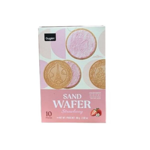 GUGEN Sand Wafer (Strawberry) 80g