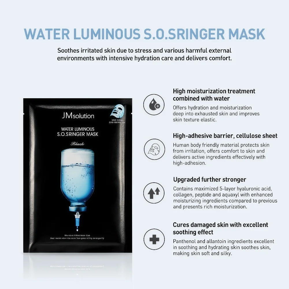 JM SOLUTION Water Luminous S.O.S Ringer Mask 1pc