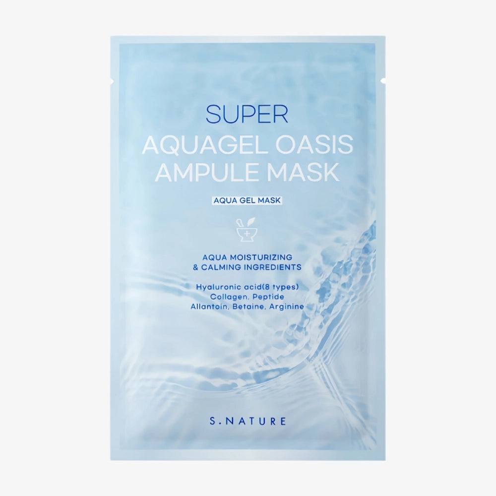 S NATURE Super Aquagel Oasis Ampule Mask (1 pc
