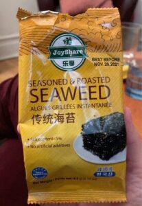 JOYSHARE SEASONED & ROASTED SEAWEED