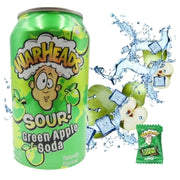 Warheads Sour Green Apple Soda 355ml