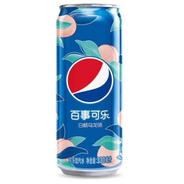 Pepsi Cola Soda (Peach Oolong Flavor) 330ml