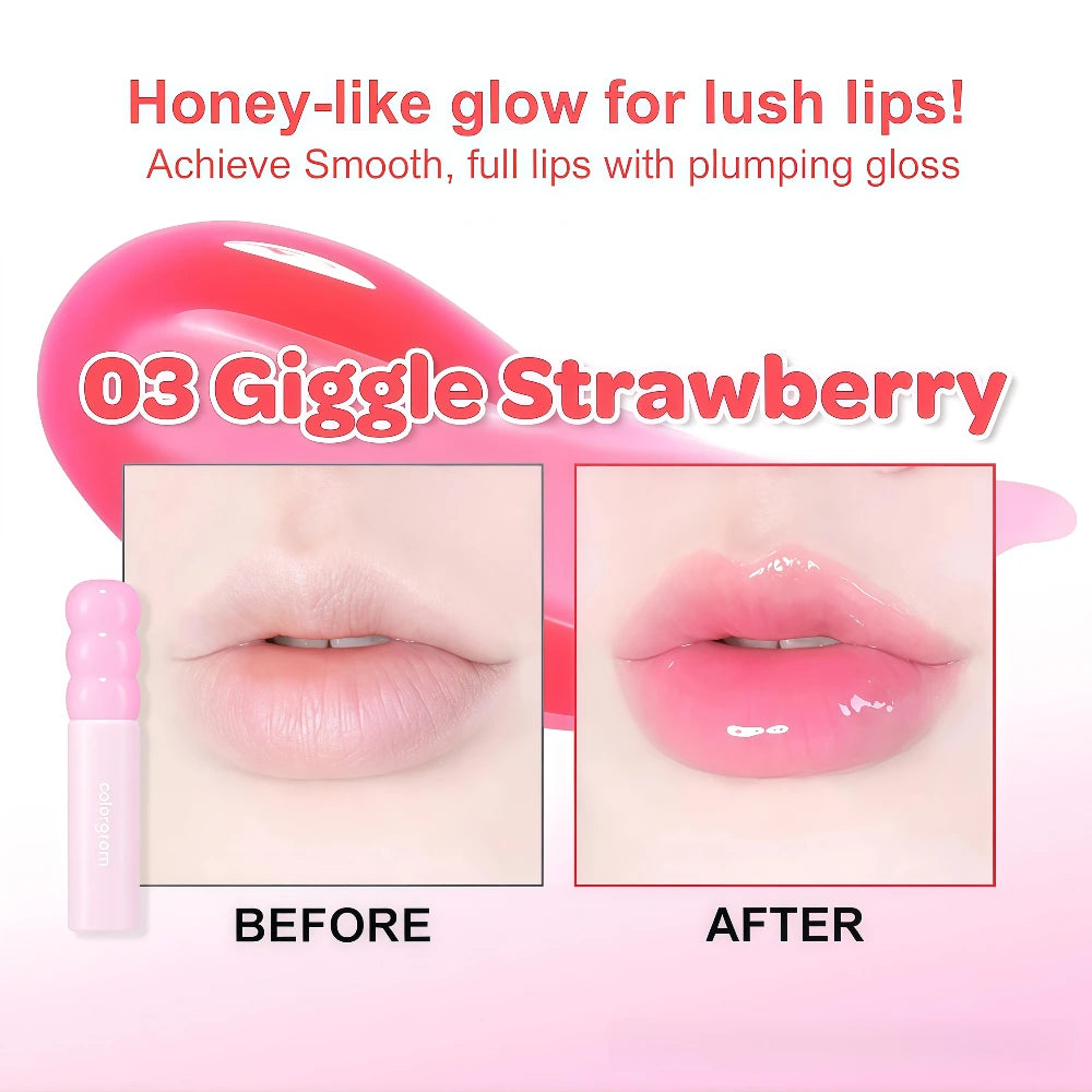 COLORGRAM Fruity Glass Gloss 03 Giggle Strawberry