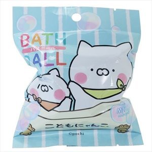 NOL Cute Kitten Bath Ball Milky Scent