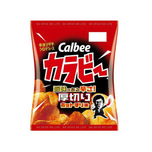 CALBEE Thick Potato Chip Hot Chili Flavor 55g