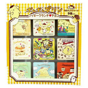 TANSEIDO POMPOMPURIN Cookie Milk & Custard Chocolate 40g
