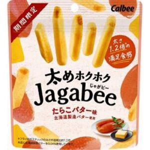 CALBEE Jagabee Potato Chips Cod Roe Butter Flavor 35g