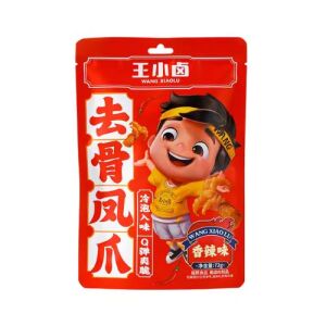 Lucky Wang Chicken Paw Snack (Spicy Flavor) 72g