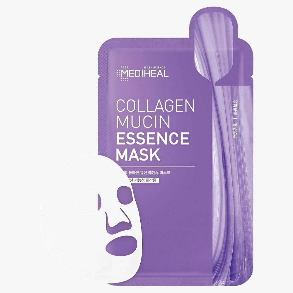 MEDIHEAL Collagen Mucin Essence Mask 5pcs