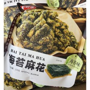 KA QI LE Fried Dough Twist Seaweed Sesame 228g