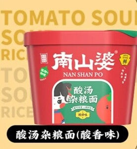 Nanshan Po Sour Soup Mixed Grain Noodles Sour Flavor 150g