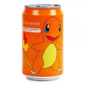 Ocean Bomb Pokemon Sparkling Water (Orange Flavor) 330ml