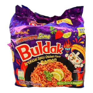 SAMYANG Buldak Hot Chicken Ramen Habanero Lime Flavor (5 Bags)