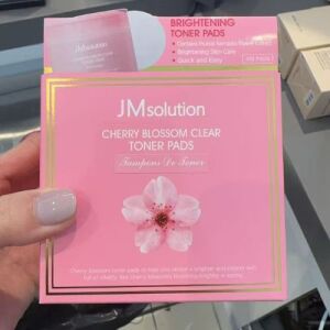 JM SOLUTION Cherry Blossom Clear Toner Pads