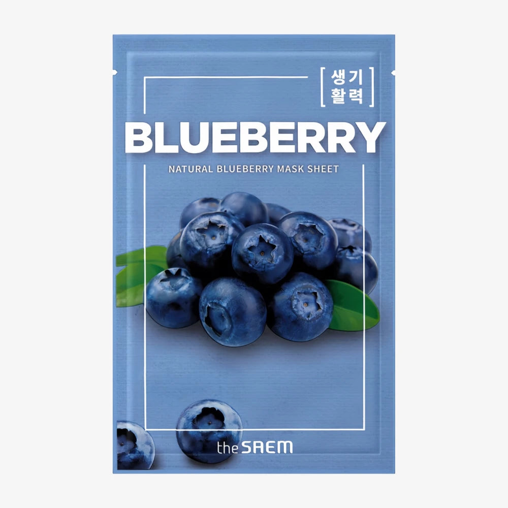 THE SAEM Natural Blueberry Mask Sheet