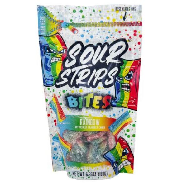 Sour Strips Bites Rainbow