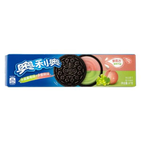 Oreo Sandwich Cookie Grape & Peach Flavor 97g