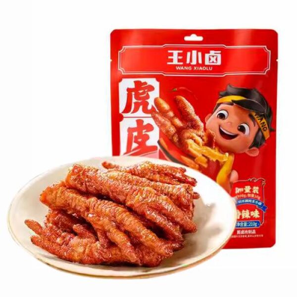 Lucky Wang Chicken Paw Snack (Spicy Flavor) 210g