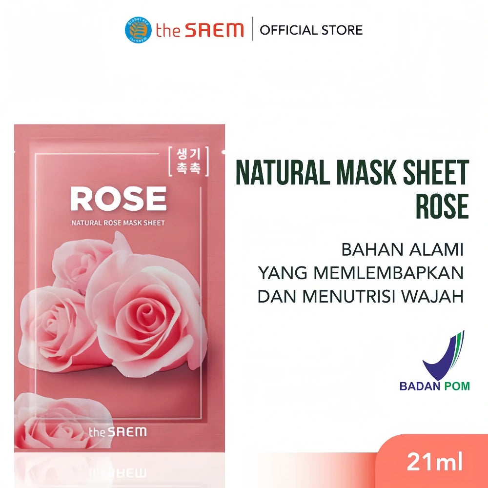 THE SAEM Natural Rose Mask Sheet