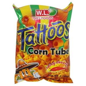 WL Tattoos Con Tube Spicy Cheese Flavor 88g