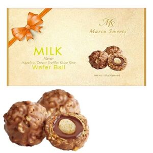 MARCO SWEETS Crispy Wafer Balls (Milk)125g