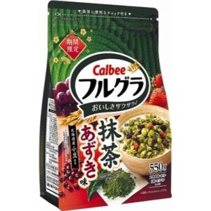 CALBEE Fruit Cereal Matcha Azuki Flavor 550g