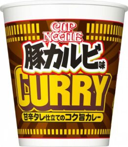 NISSIN Big Cup Noodle Sweet Spicy Rib Curry Flavor 103g