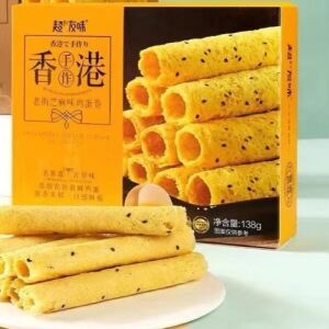 CHAOYOUWEI HongKong Handmade Egg Roll Seasame Flavor 138g