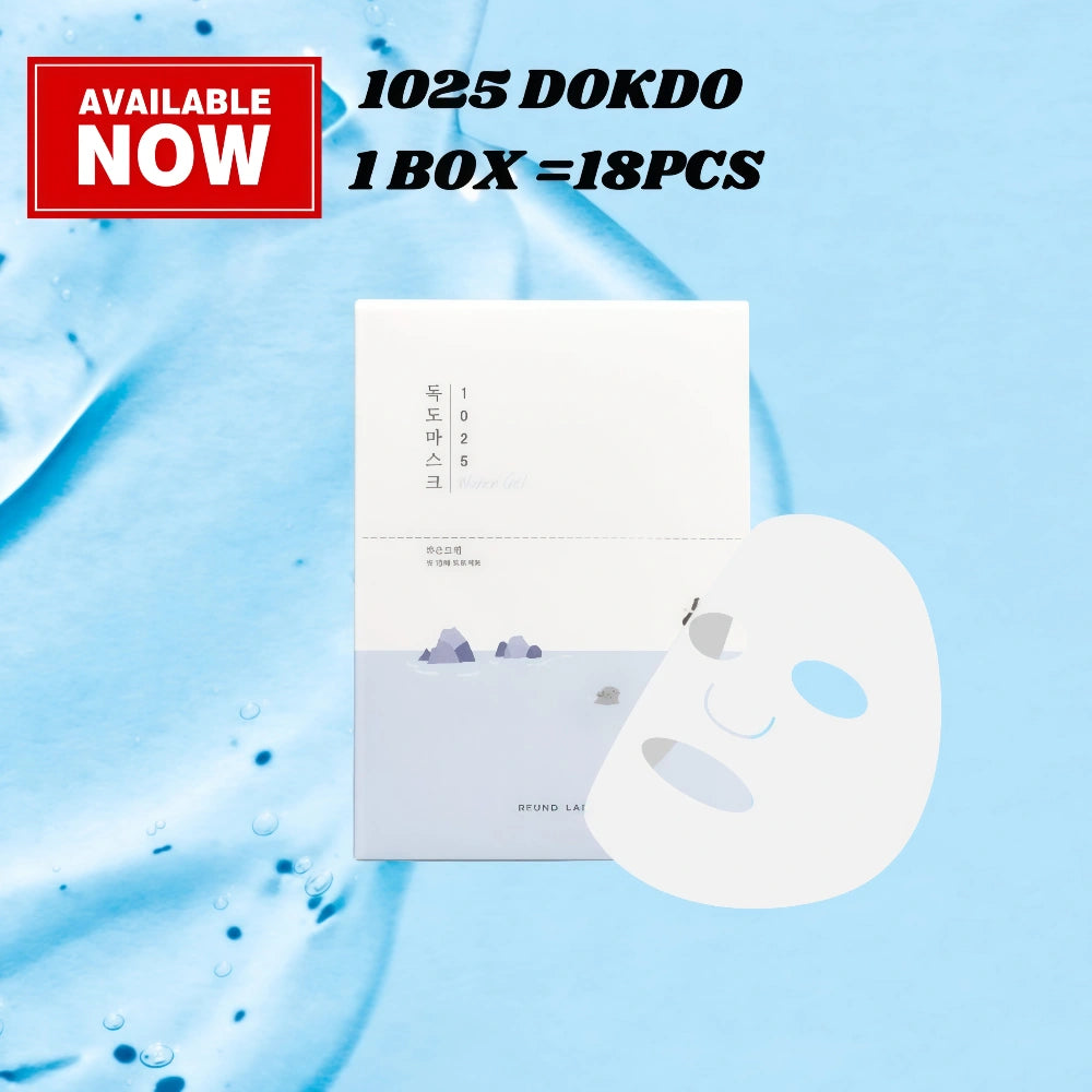 ROUND LAB 1025 Dokdo Hydrating Water Gel Mask 18pcs