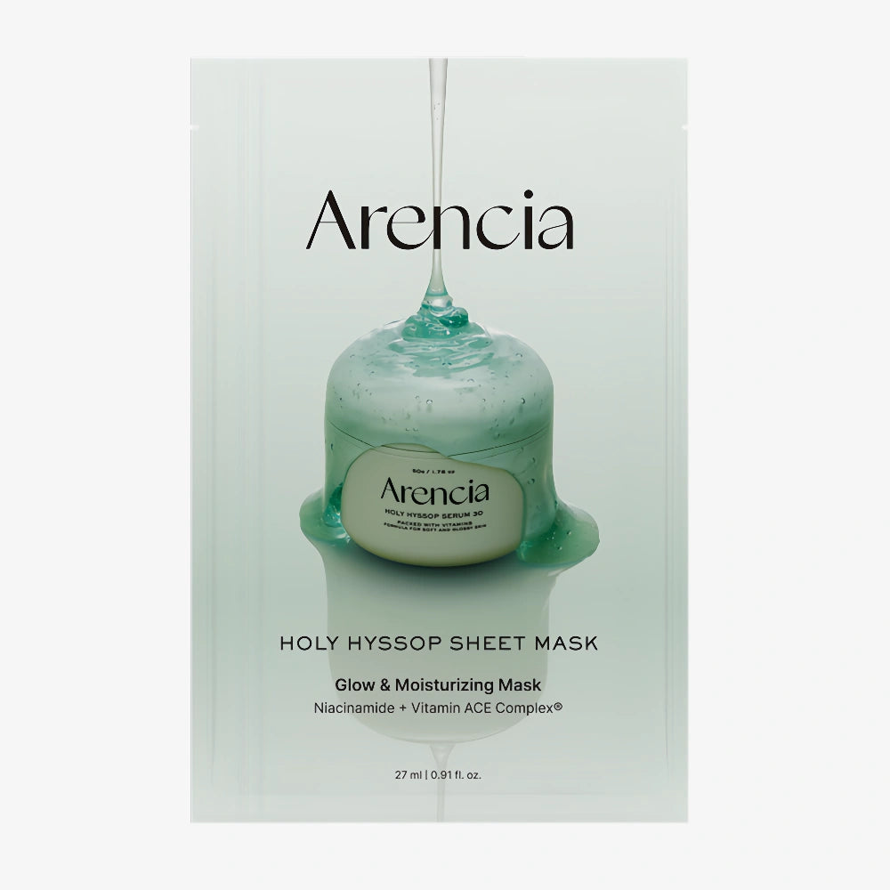 ARENCIA Holy Hyssop Sheet Mask 27ml x 1