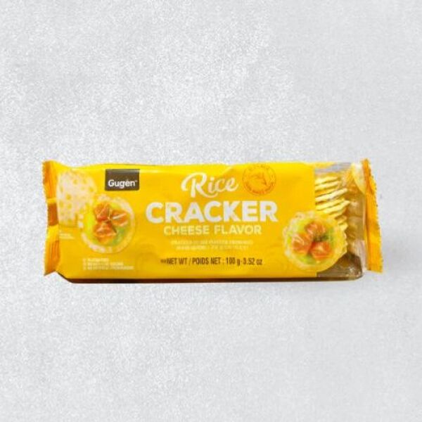 GUGEN Tornado Rice Cracker Cheese 100g